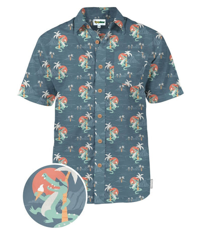 Men's Gator Flavor Hawaiian Shirt Primary Image
