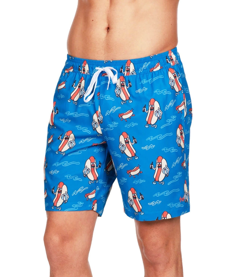 Hot Dog Diver Stretch Swim Trunks