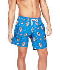 Hot Dog Diver Stretch Swim Trunks - 7.5" Inseam