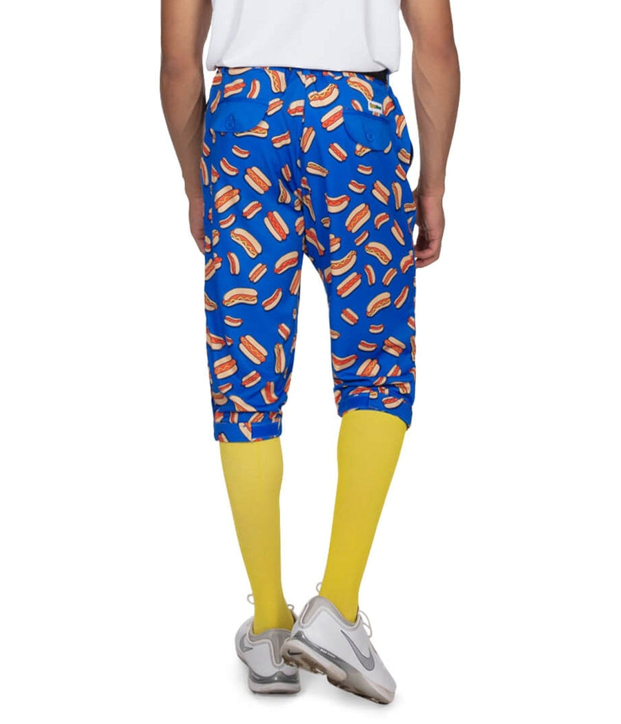 Men's Hot Dog Golf Knickers with Yellow Golf Socks Image 3