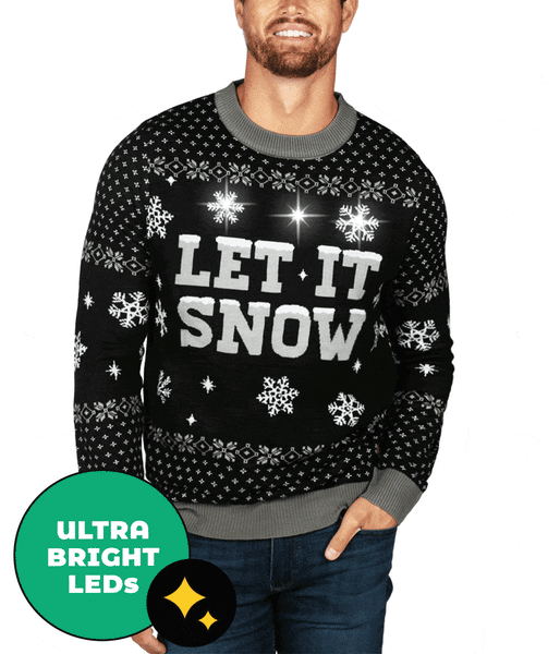 Let it snow top ugly christmas sweater