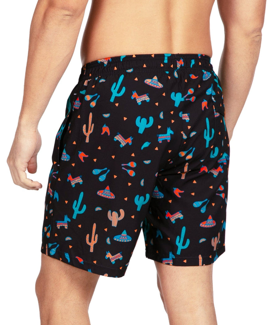 Midnight Fiesta Stretch Swim Trunks Image 3