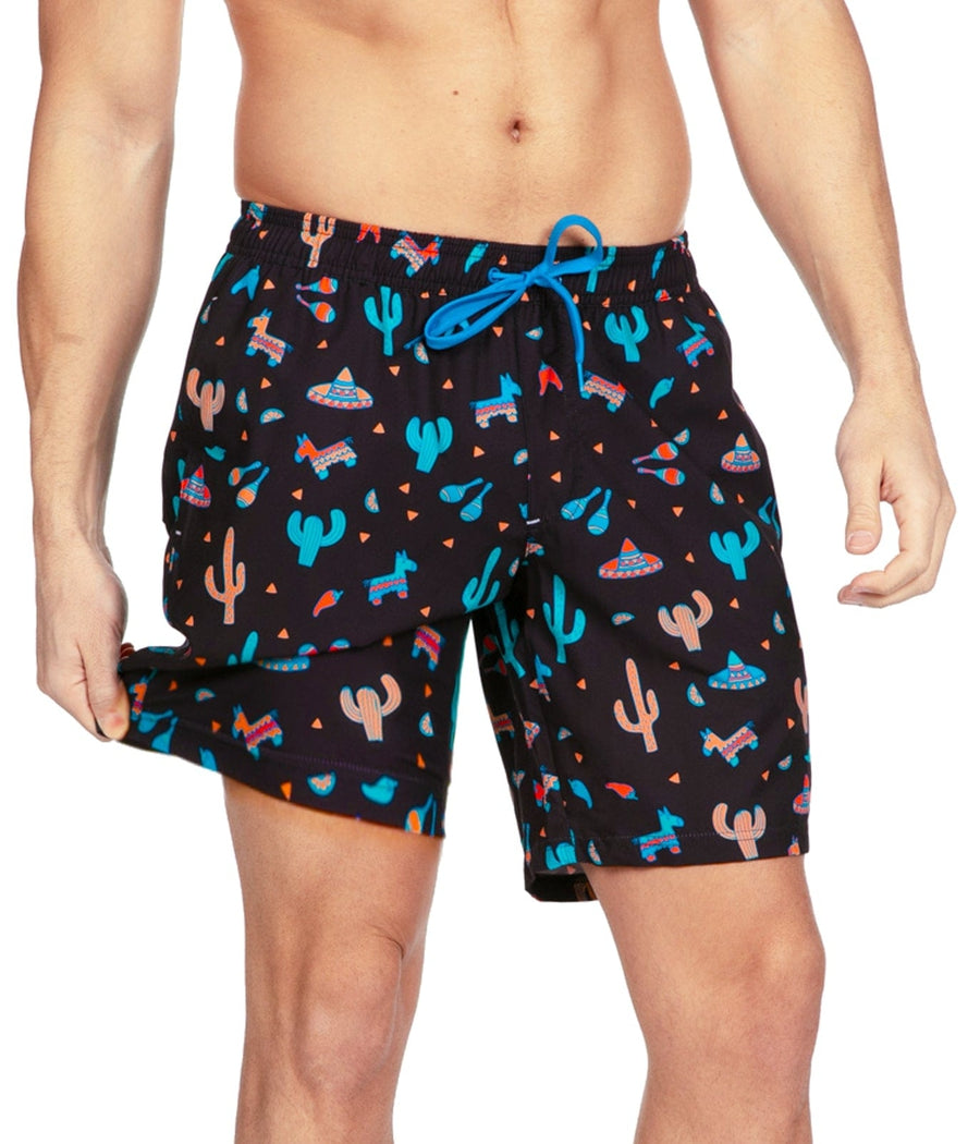 Midnight Fiesta Stretch Swim Trunks Image 4