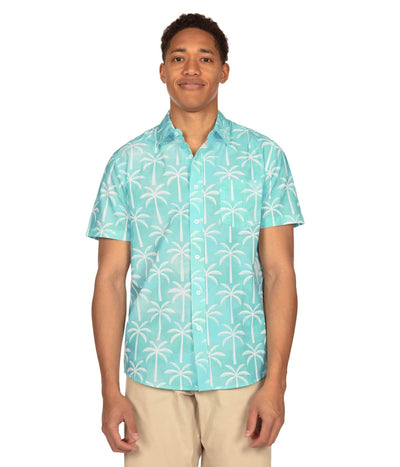 Men's Paradise Palm Hawaiian Shirt Image 2::Men's Paradise Palm Hawaiian Shirt
