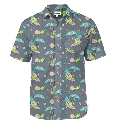 Men's Peace Out Pineapple Hawaiian Shirt Image 5