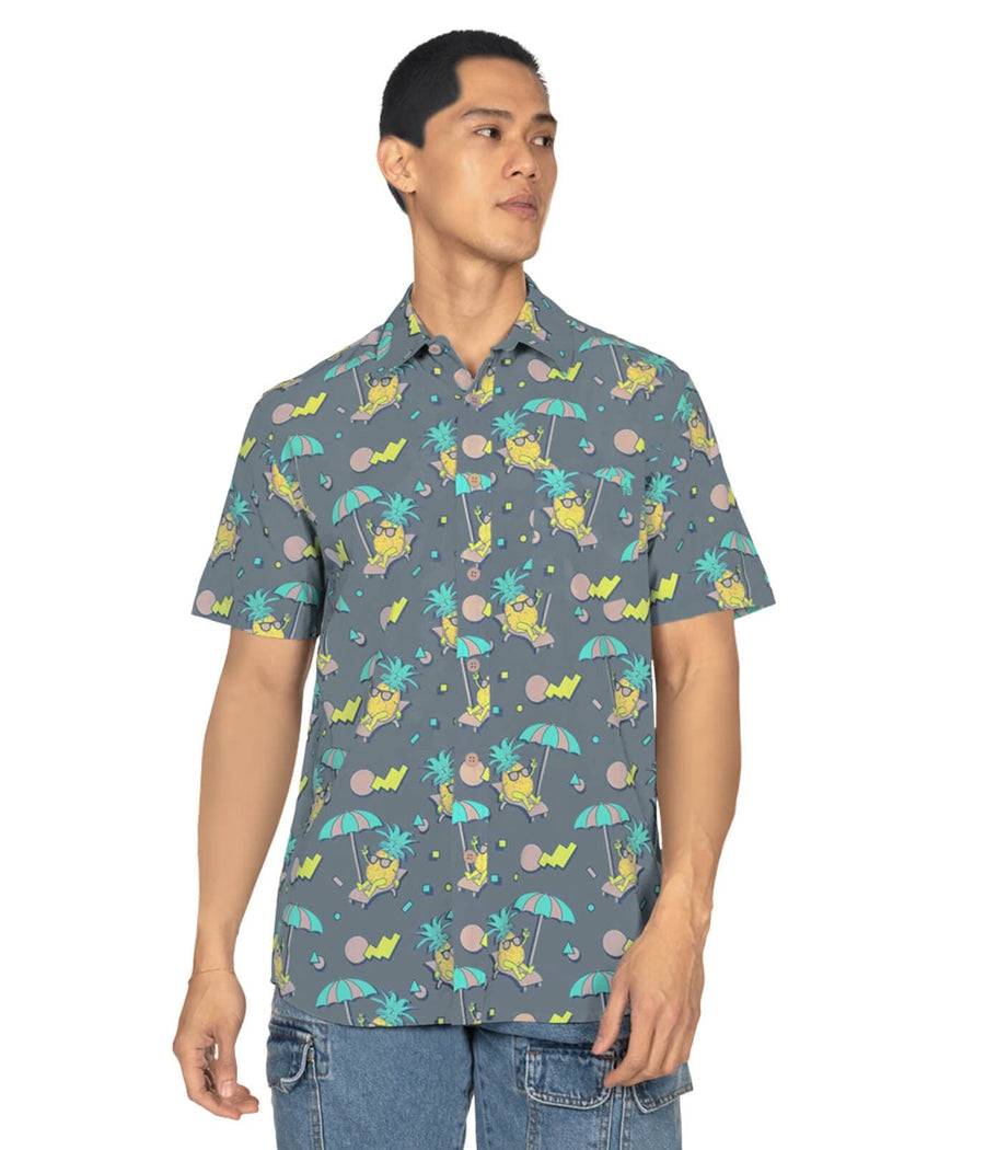 Men's Peace Out Pineapple Hawaiian Shirt