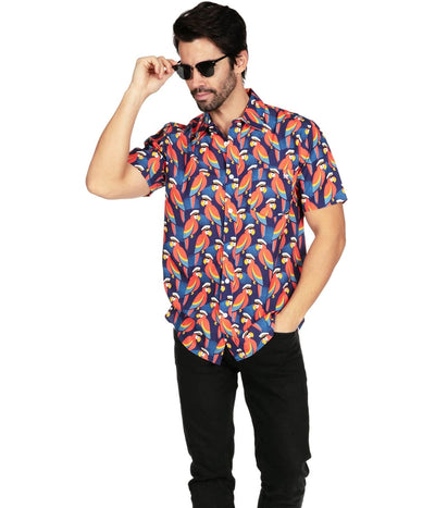 Men's Polly Wanna Captain Hawaiian Shirt Image 4