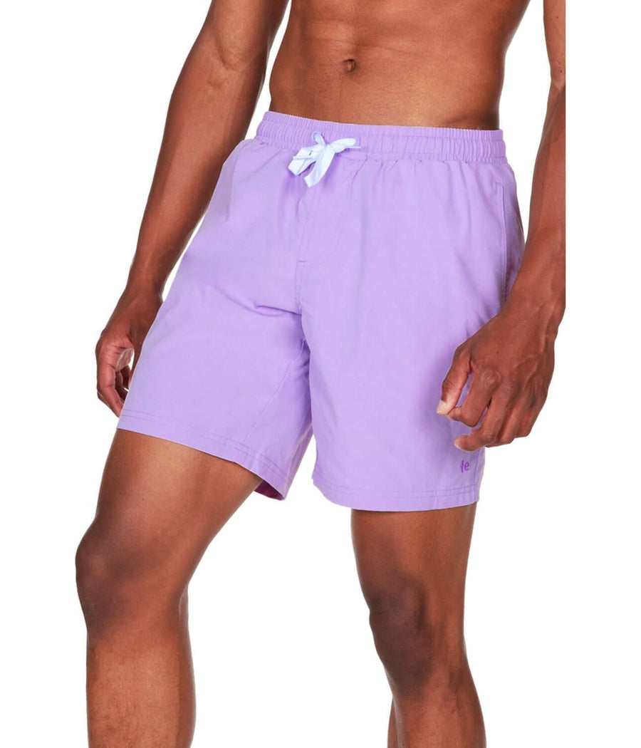 Light purple 2025 swim trunks