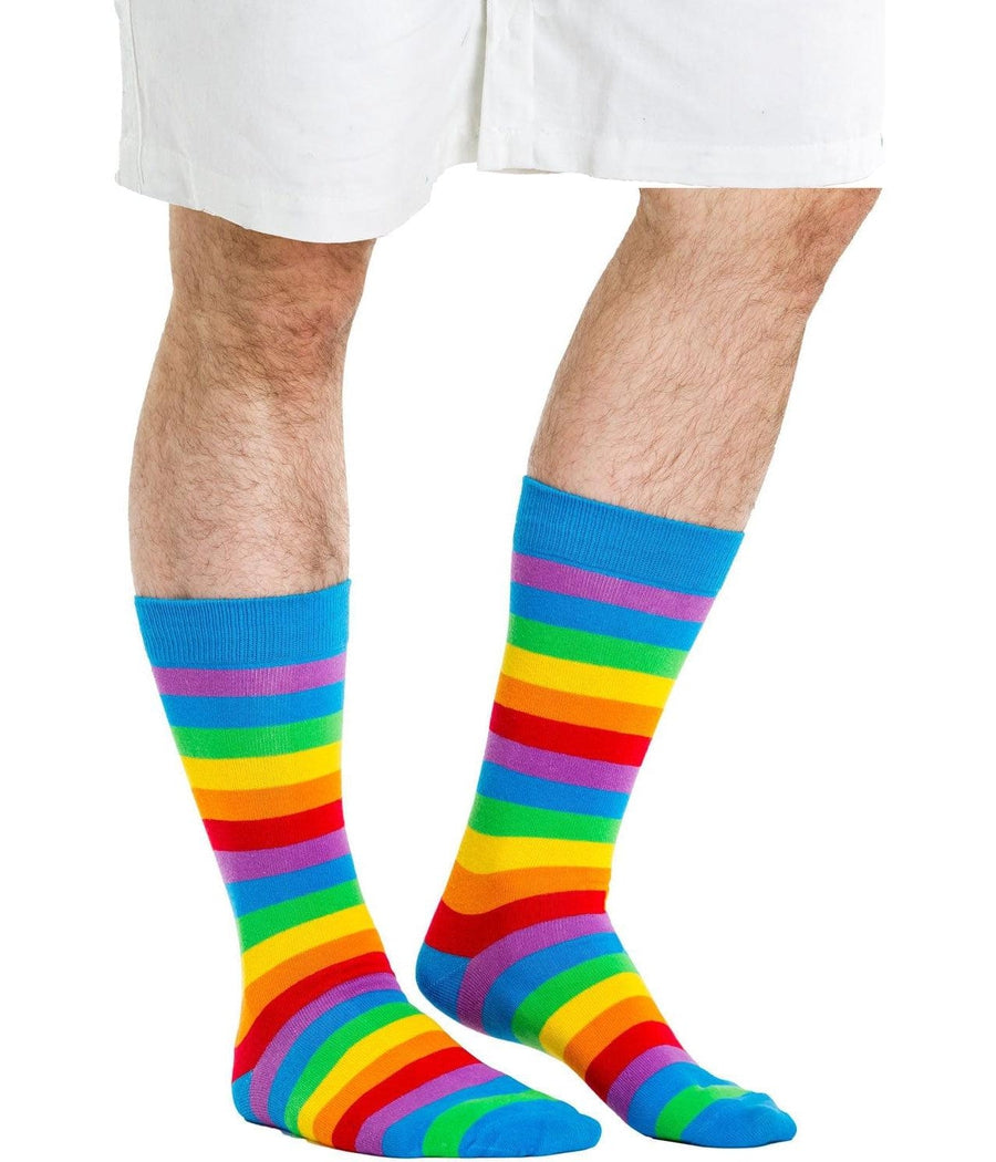 Men's Rainbow Socks (Fits Sizes 8-11M) Image 2
