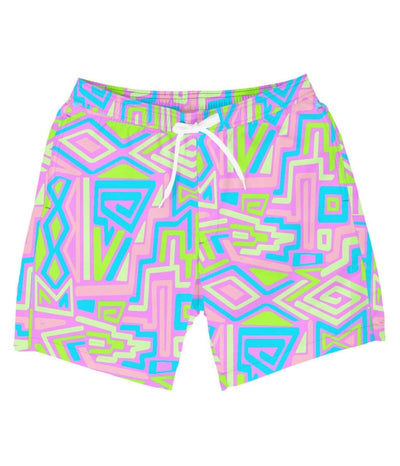 Retro Ride Stretch Swim Trunks