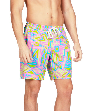 Retro Ride Stretch Swim Trunks