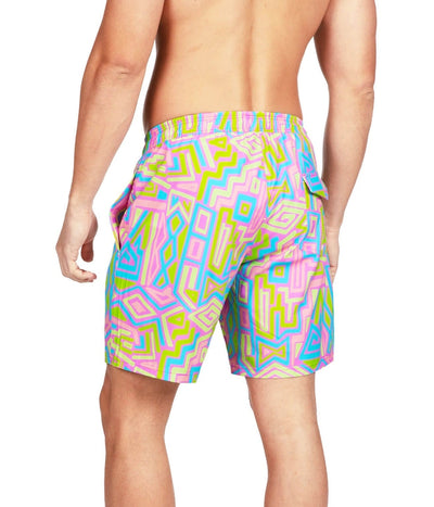 Retro Ride Stretch Swim Trunks