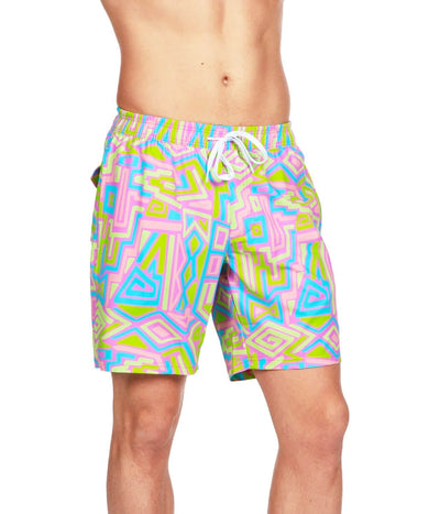 Retro Ride Stretch Swim Trunks