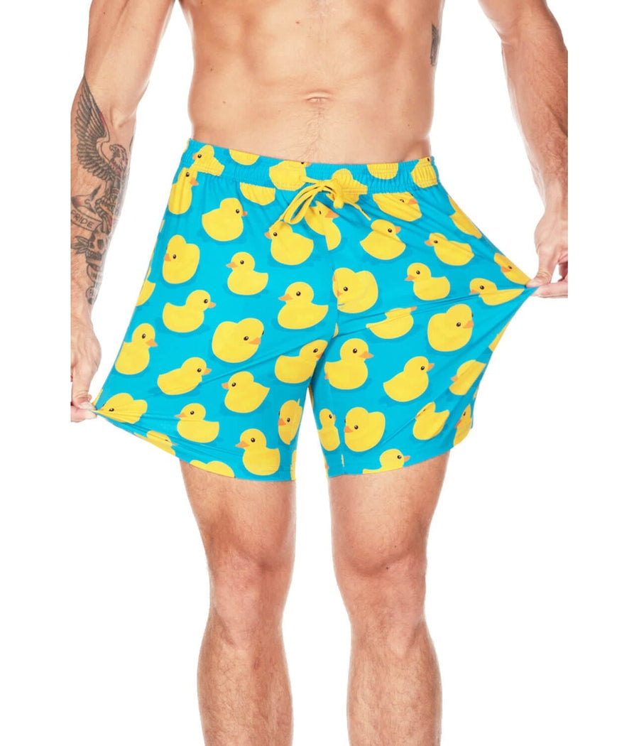 Rubber Ducky Stretch Swim Trunks Image 2