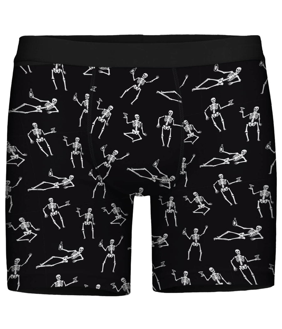 Skeleton Party Boxer Briefs: Men's Halloween Outfits | Tipsy Elves