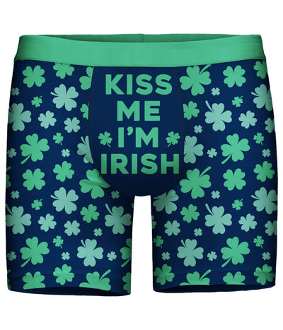 Men's Kiss Me I'm Irish Boxer Briefs Primary Image