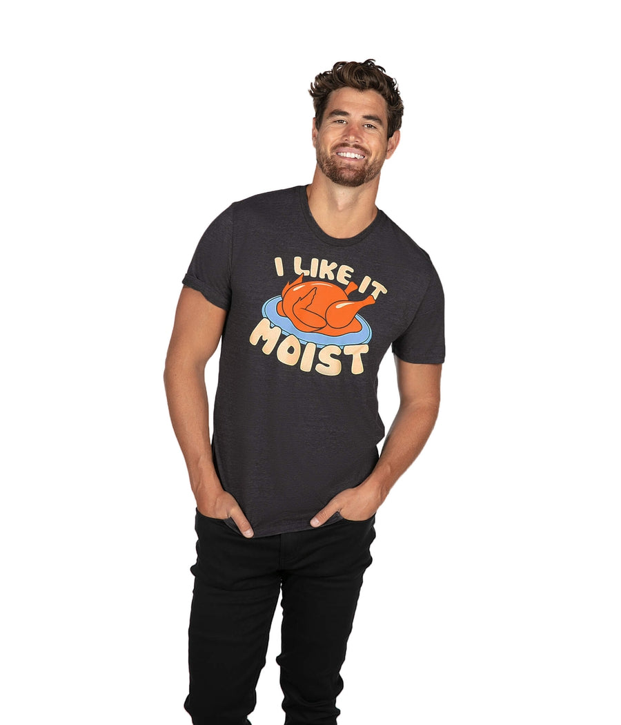 Men's I Like It Moist Turkey Tee Image 2