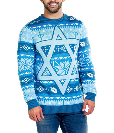Men's Fair Isle Hanukkah Sweater