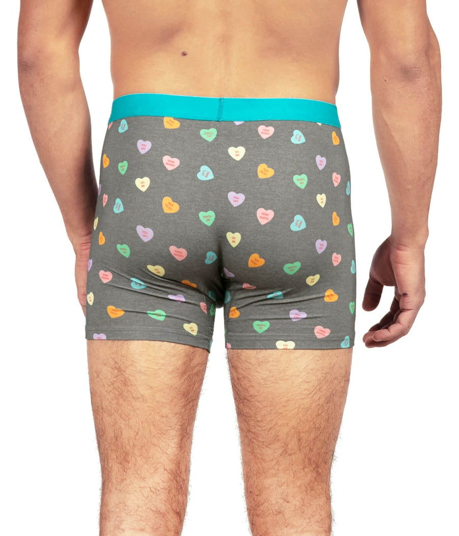 Candy Hearts Boxers & Socks Gift Set: Men's Valentine's Gifts