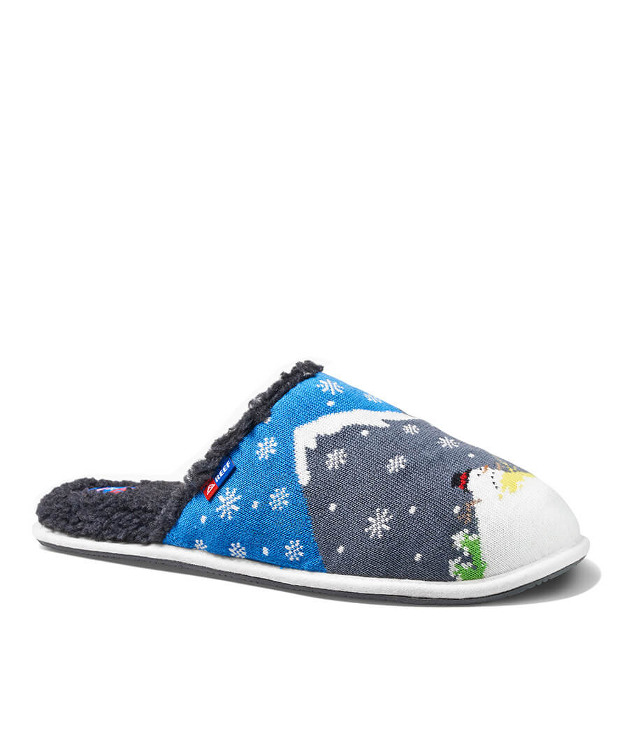 Men's Melting Snowman Reef Slippers