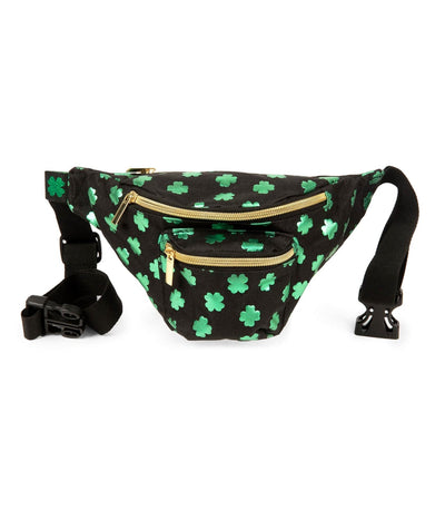 Metallic Clover Fanny Pack