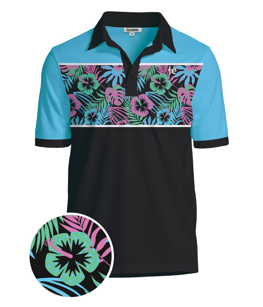 Men's Paradise Golf Polo Image 2