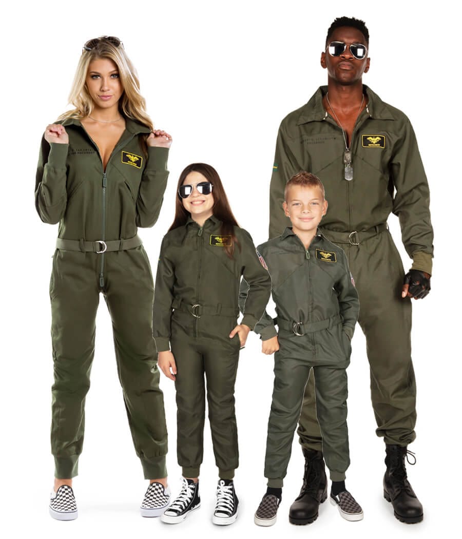 Matching Pilot Family Costumes