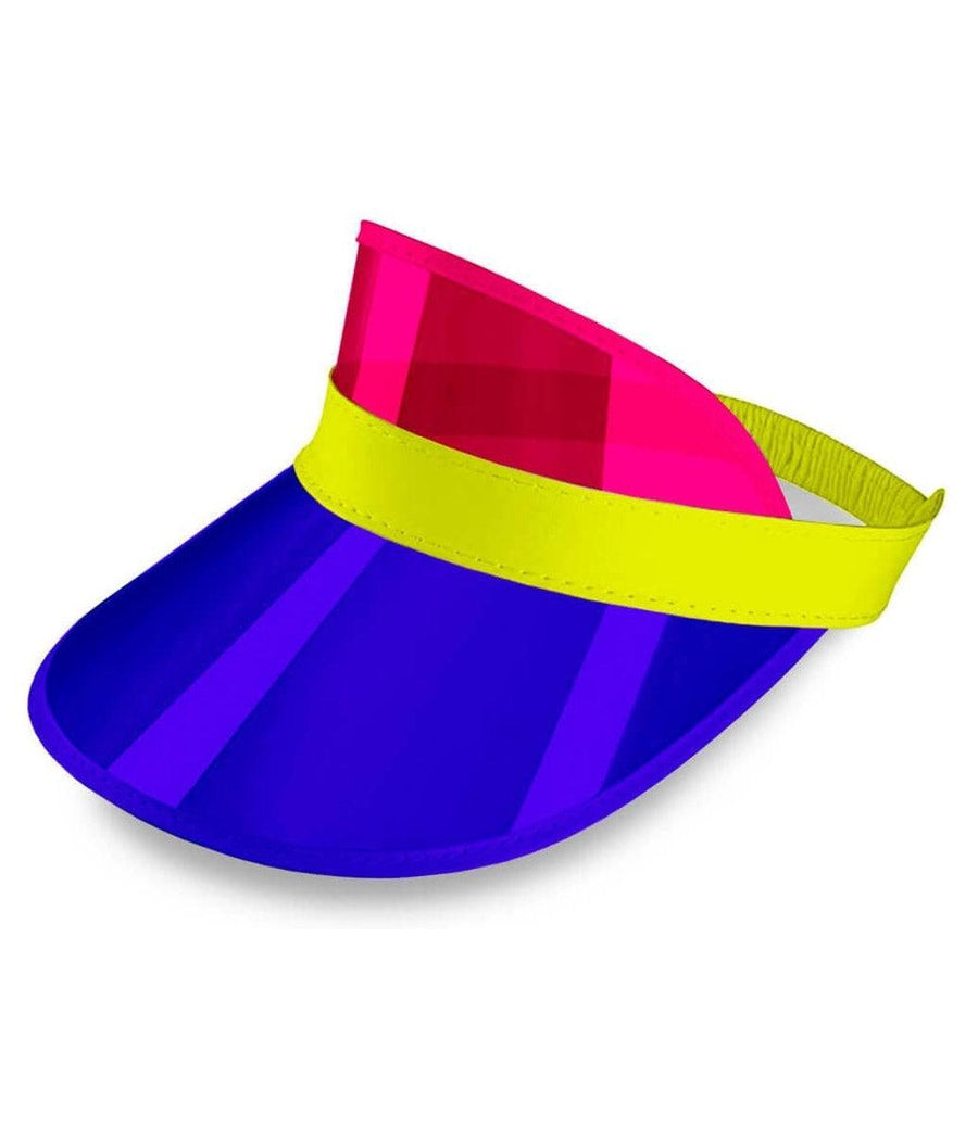Pink and Purple Sun Visor Hat Primary Image