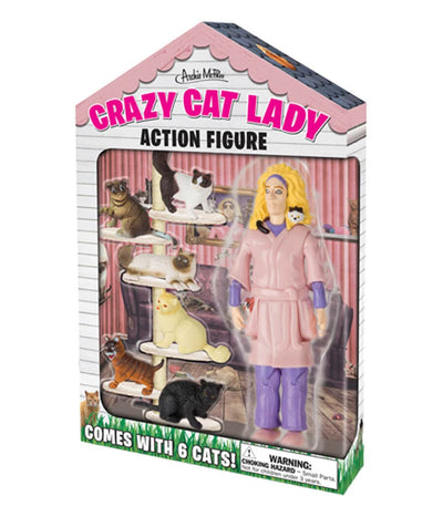 Crazy Cat Lady Figure
