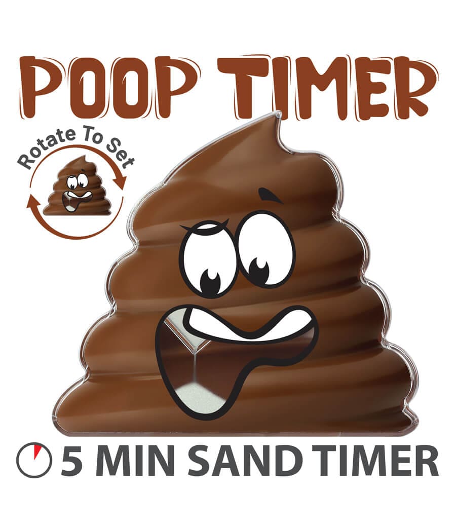 Poop Timer White Elephant Gifts Tipsy Elves