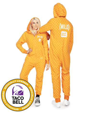 Women's Taco Bell Mighty Mild Sauce Jumpsuit Image 3