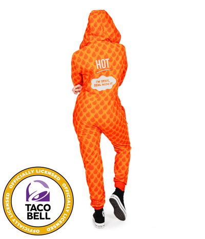 Women's Taco Bell Hot Stuff Jumpsuit Image 2