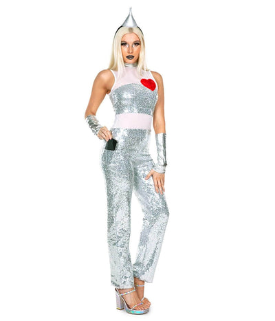Women's Tin Fellow Costume Image 3