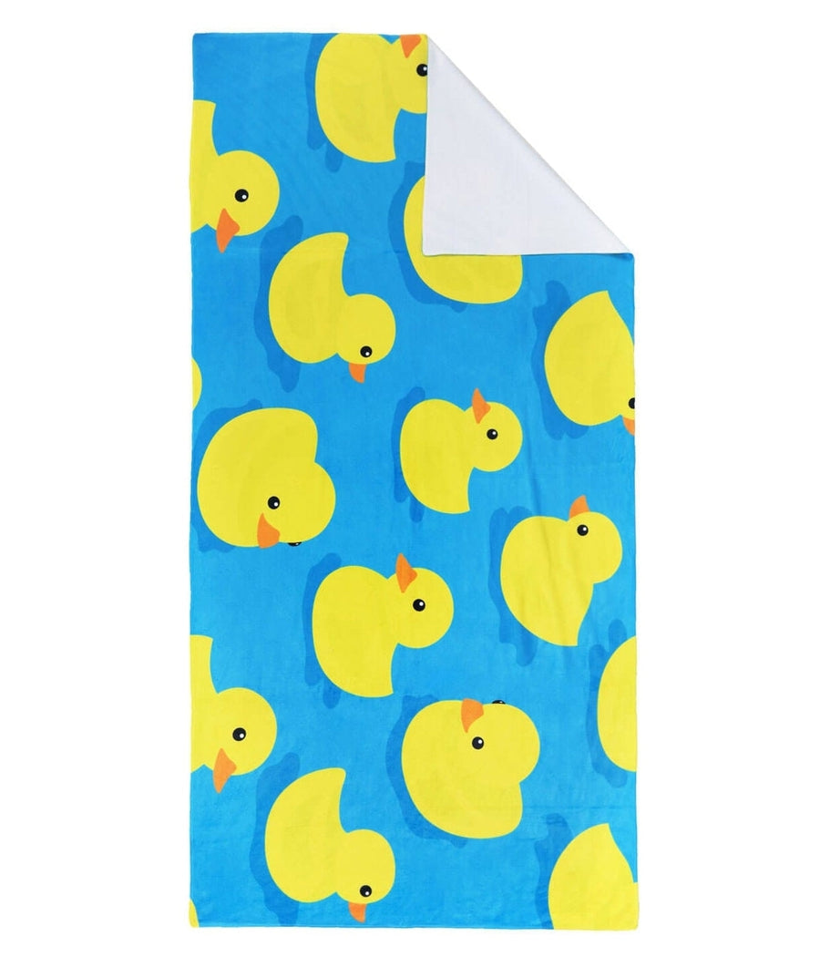 Rubber Ducky Beach Towel Summer Accessories Tipsy Elves