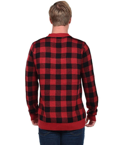 Men's Straight Outta North Pole Ugly Christmas Sweater Image 2