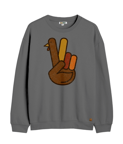 Men's Peace of Turkey Crewneck Sweatshirt Primary Image