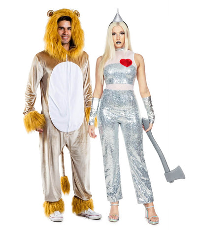Lion and Tin Fellow Couples Costumes Primary Image