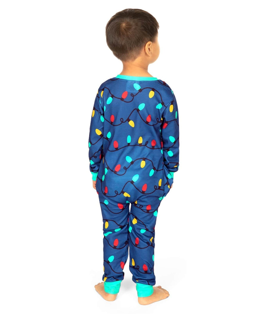 Toddler Boy's Christmas Lights Onesie Pajamas