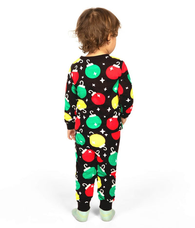Toddler Boy's Ornaments Pajama Set Image 3