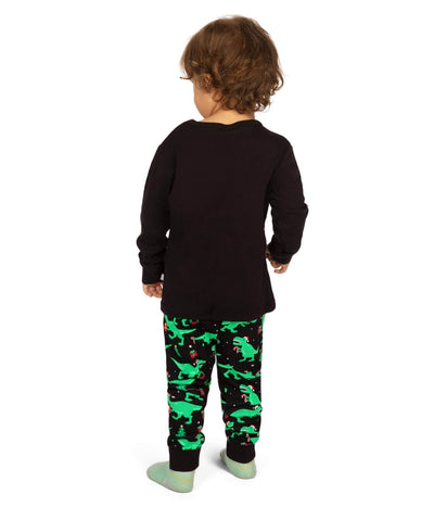 Toddler Boy's Rawr Dinosaur Pajama Set Image 3