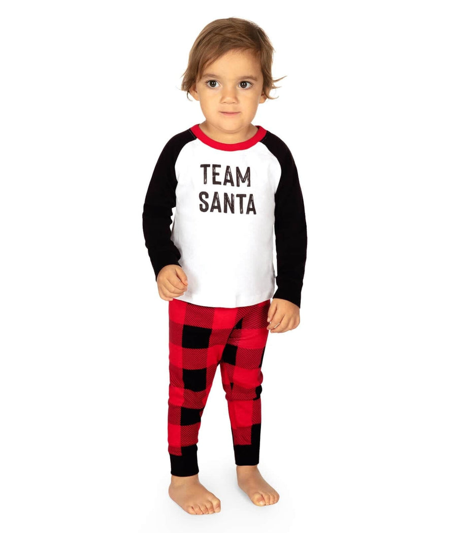 Toddler Boy's Team Santa Pajama Set