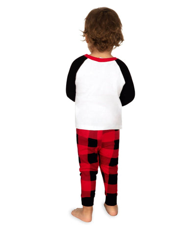 Toddler Boy's Team Santa Pajama Set Image 3