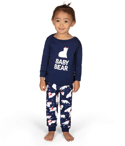 Toddler Girl's Baby Bear Pajama Set Image 2