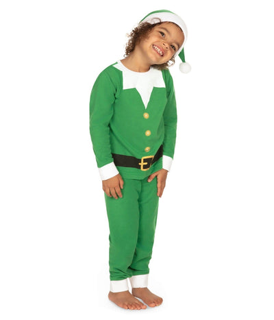 Toddler Girl's Elf Pajama Set Image 2