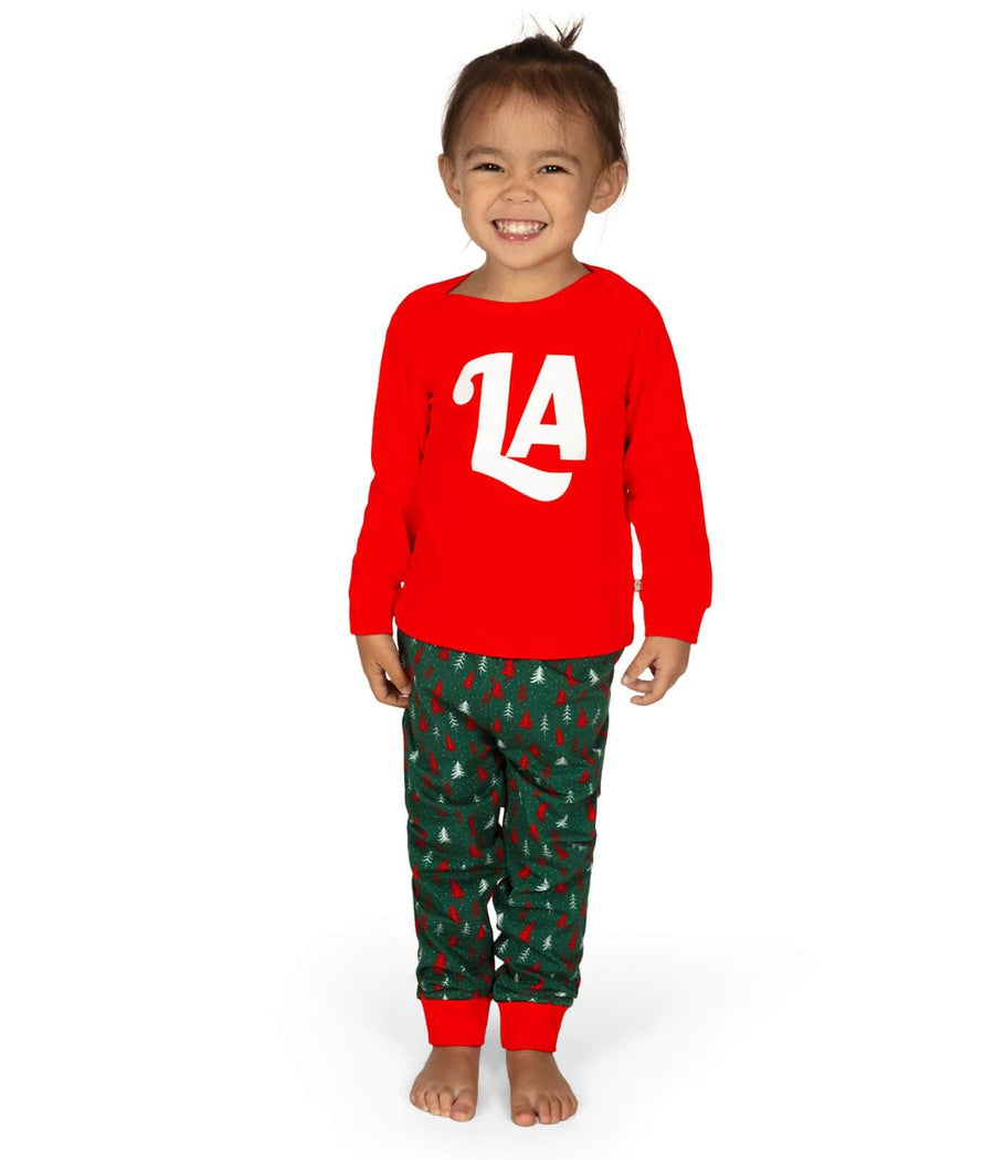Toddler Girl's Fa La La Pajama Set