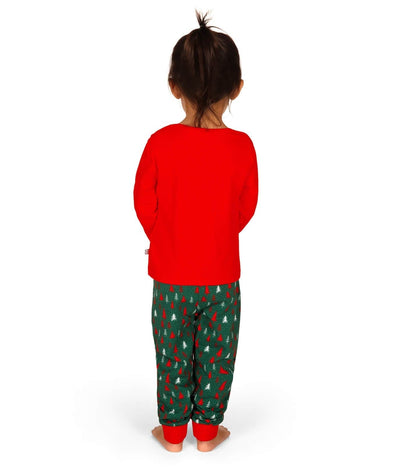 Toddler Girl's Fa La La Pajama Set Image 3