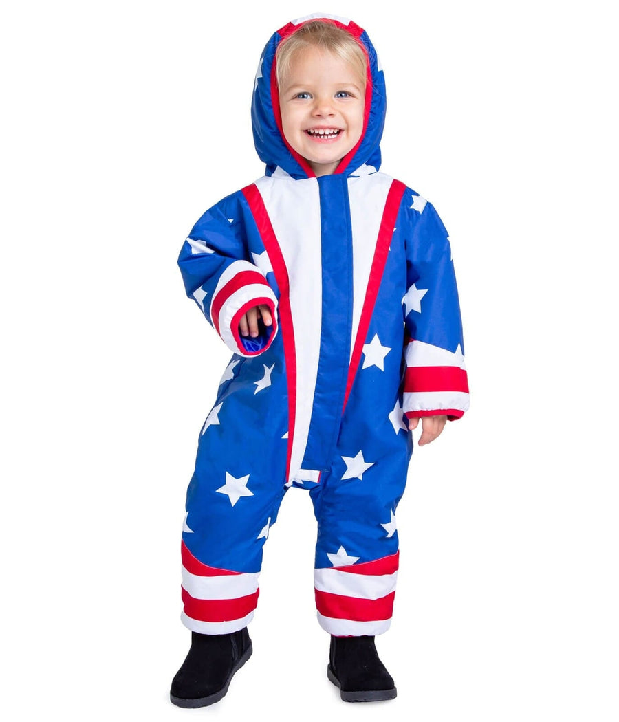 Toddler Girl's Americana Snow Suit