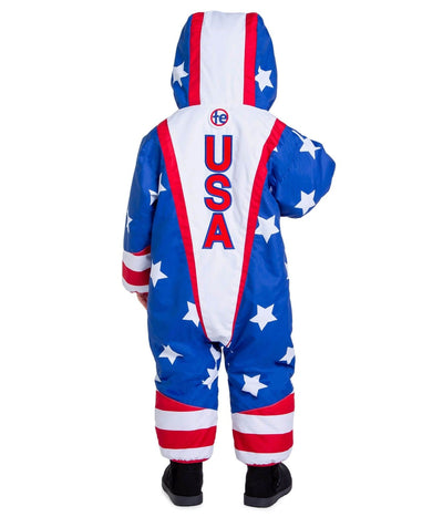 Toddler Girl's Americana Snow Suit Image 2