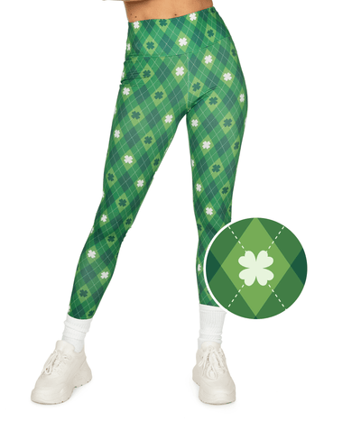 Argyle Charms High Waisted Leggings