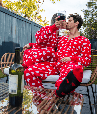 Women's Beating Hearts Jumpsuit Image 6